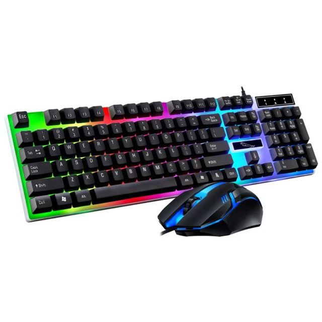 G21B professional wired gaming LED keyboard and mouse combo backlit full size gamer desktop mouse keyboard set G21B professional wired gaming LED keyboard and mouse combo backlit full size gamer desktop mouse keyboard set. 