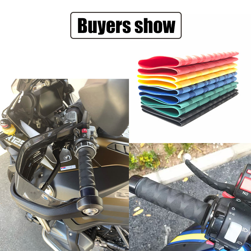 Universal Motorcycle Heat Shrinkable Grip Cover Non Slip Rubber Grip Glove For BMW R1250GS R1200GS ADV F750GS F850GS F900XR 900R. 