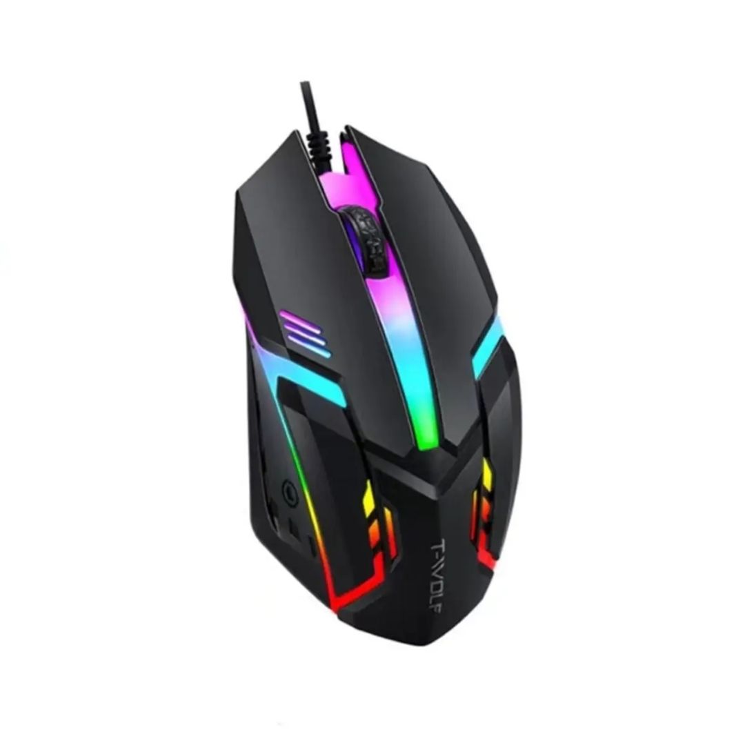 T-wolf V1 Wired RGB Gaming mouse. 