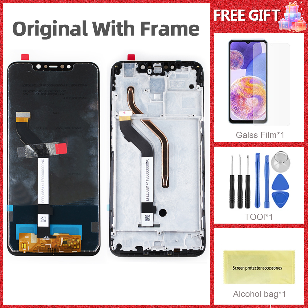6.18" Original New For XIAOMI MI POCO F1 Display M1805E10A LCD Touch Screen For Xiaomi Pocophone F1 LCD Replacement Assembly. 