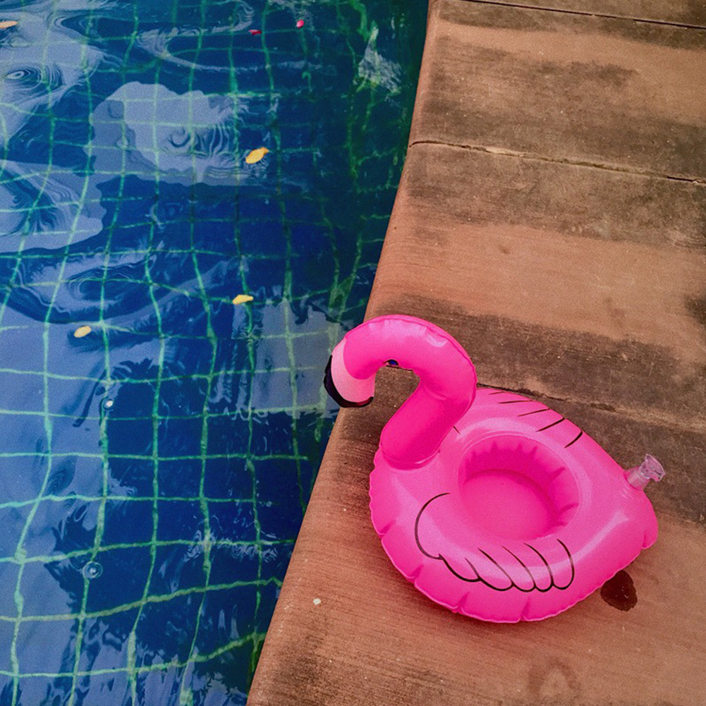 Float Inflatable Drink Cup Holder Pvc Inflatable Water Coaster Pool Toys Beach Inflatables Summer Holiday Product. 