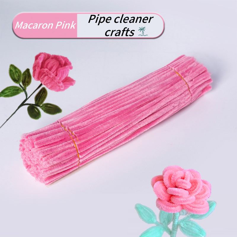 200 PCS Pipe Cleaners, Multi-Colored Pipe Cleaners Craft Supplies, 8 ...