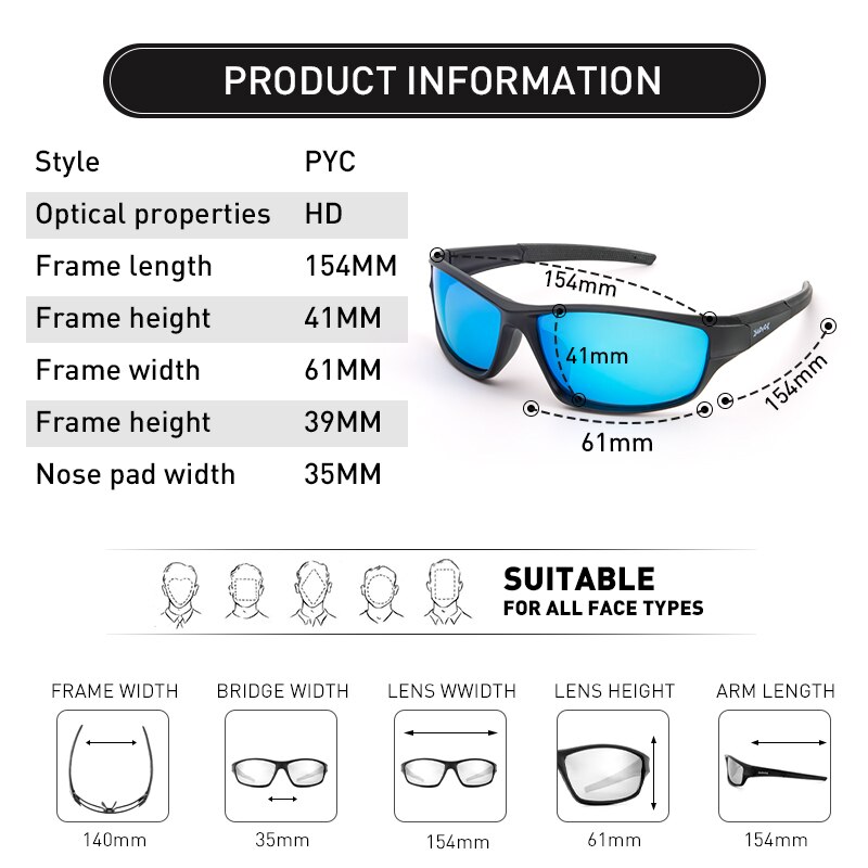 Kapvoe Cycling Sun Glasses Polarized Sunglasses MTB Goggles Man Women Outdoor Bike Sports UV400 Riding Bicycle Eyewear. 
