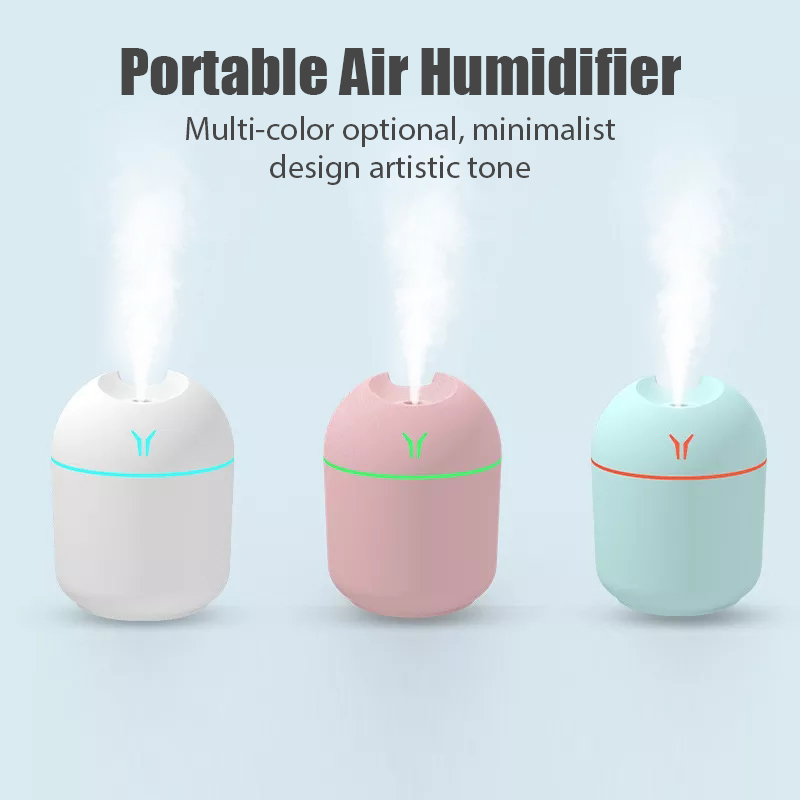250ML Mini Aroma Oil Diffuser USB Essential Oil Atomizer Electric Air Humidifier With LED Night Lamp For Home Car. 