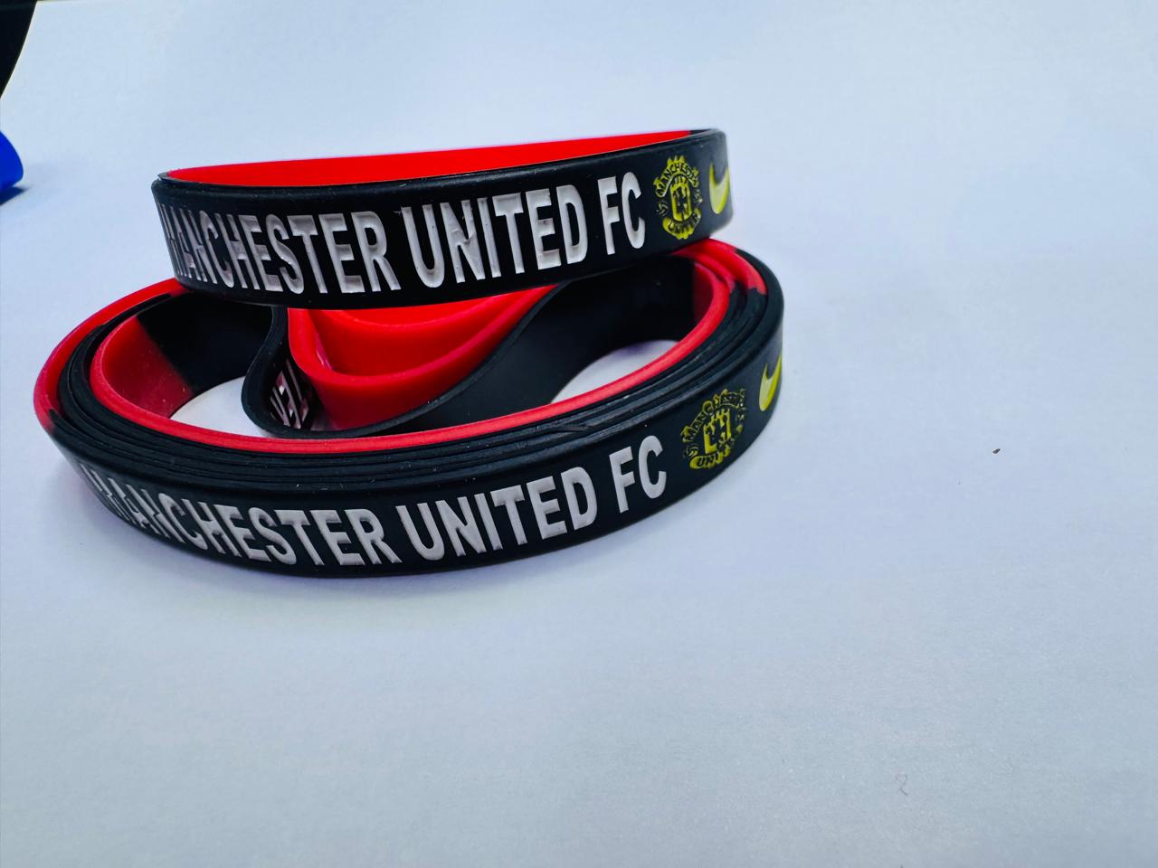Manchester United FC Wristband Fans Can Wear Team Colors Red And