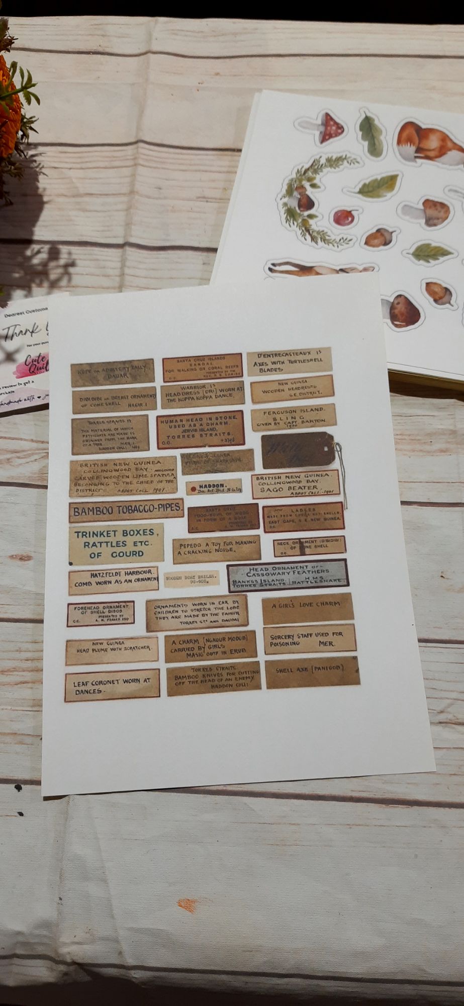 Journal Stickers. 