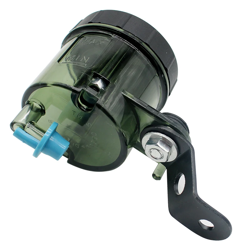 Universal Motorcycle Lever Brake Oil Tank Front Brake Clutch Fluid Bottle Master Cylinder Oil Reservoir Tank Cup With Holder. 