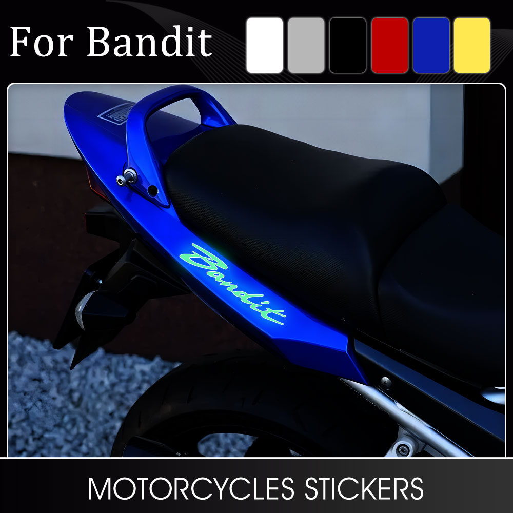 Suzuki Bandit Gas Tank Emblem Decals – Silver, For GSF 250 400 600 650 750