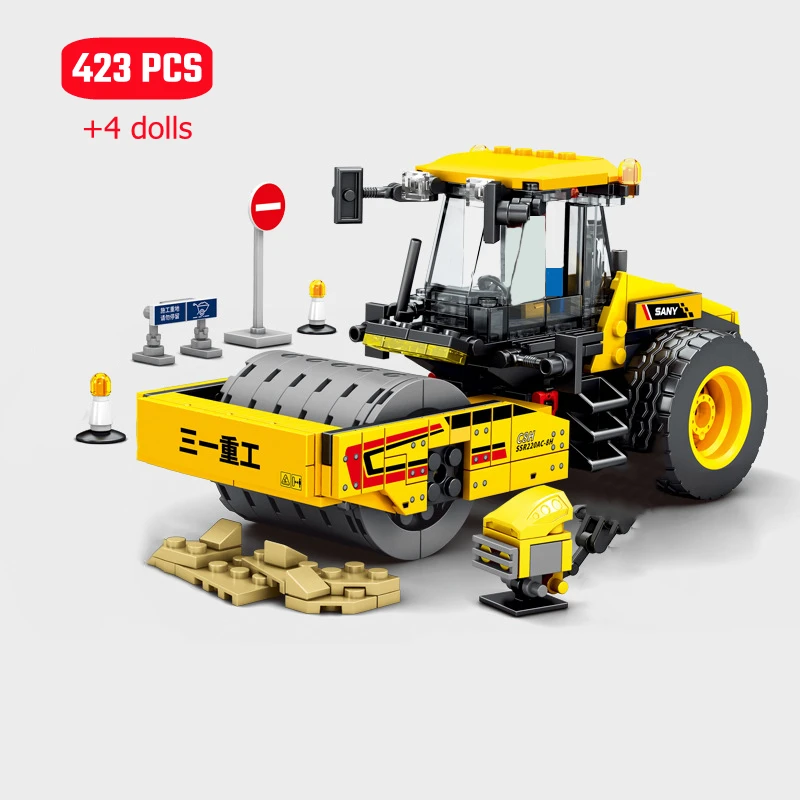 SEMBO City Excavators Engineering Vehicle Building Blocks Kits Grader ...
