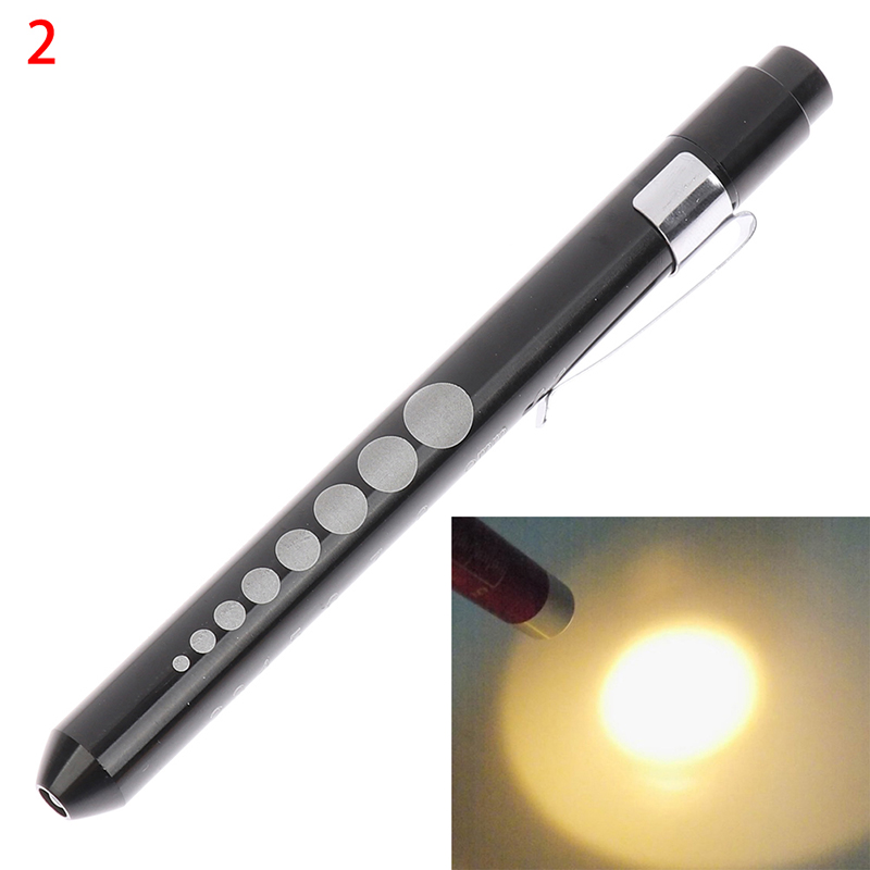 【Z】1PC LED Flashlight Work Light First Aid Pen Light Torch Lamp Pupil ...