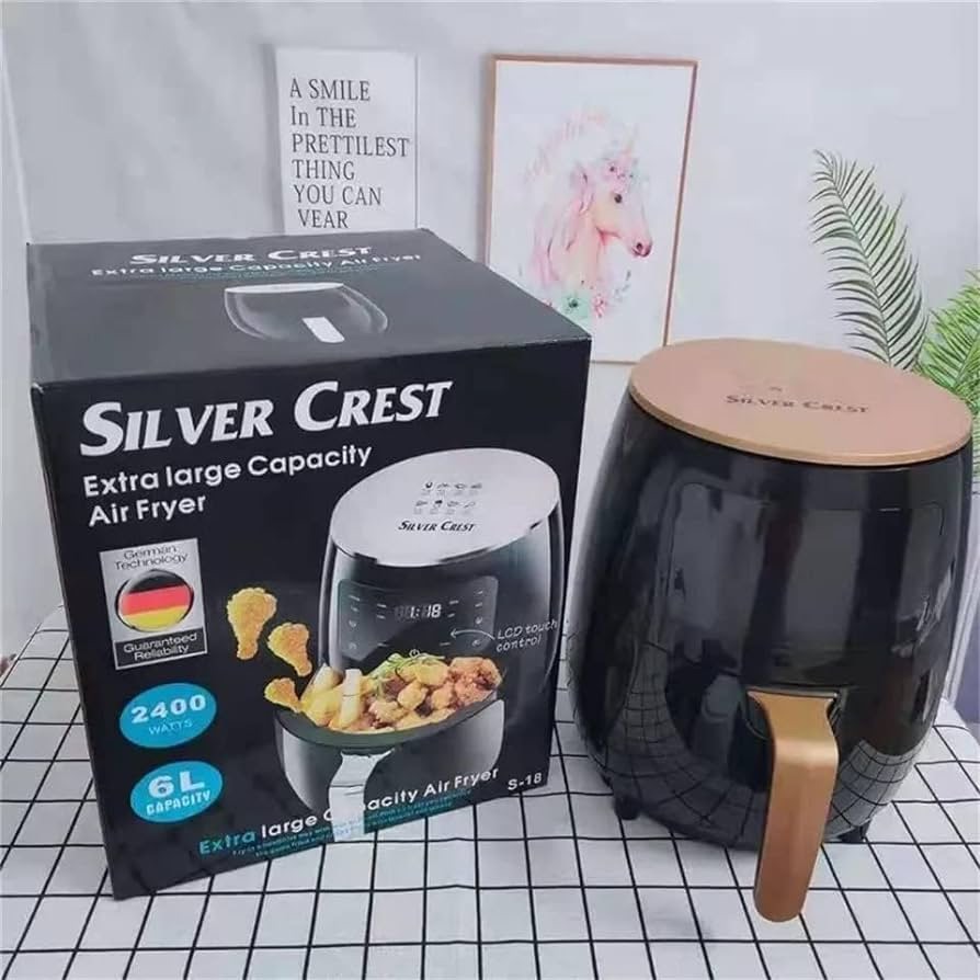 Silver Crest Digital Air Fryer 6L - With Warranty. 