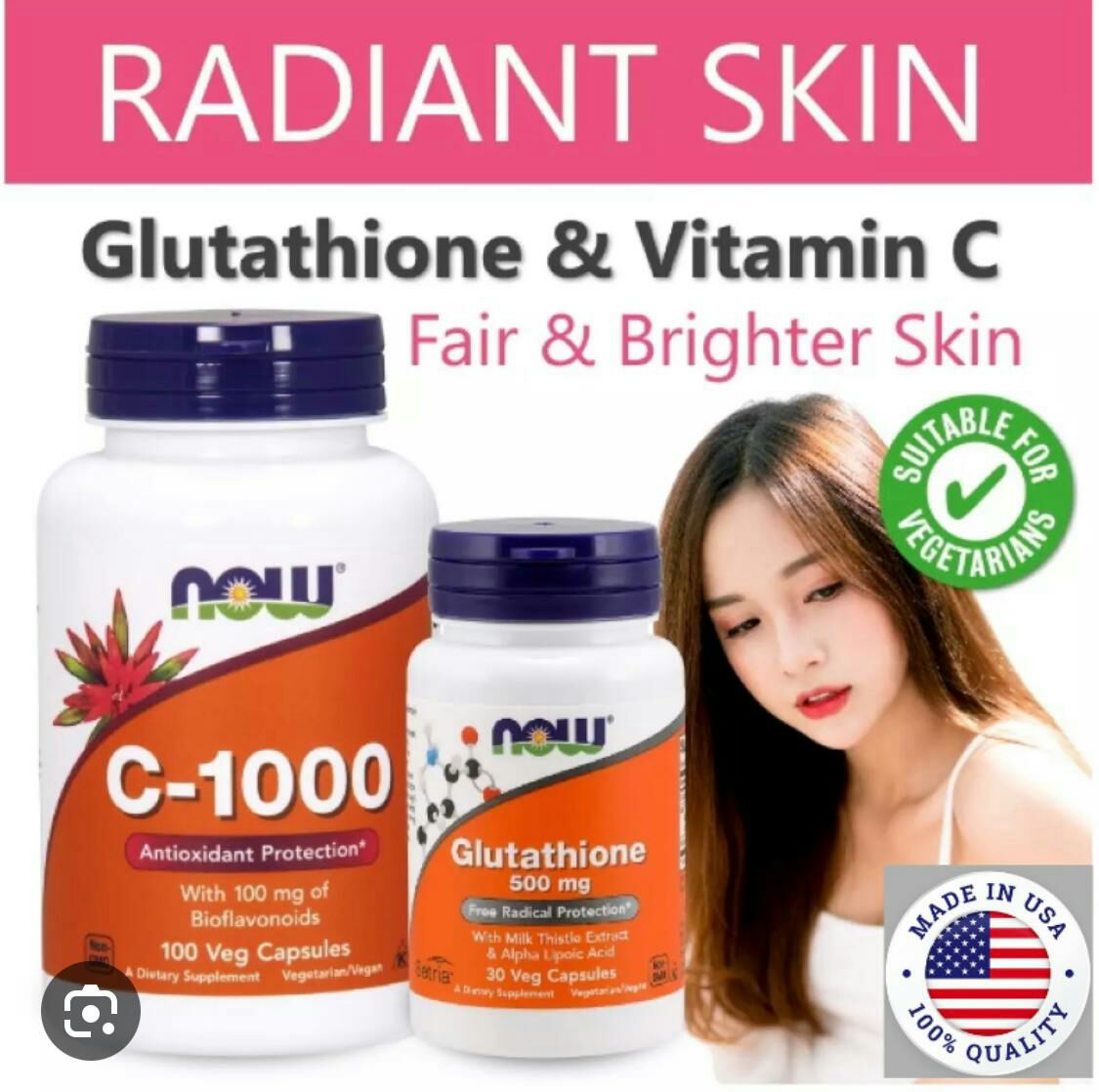 now foods glutathione 500 mg veg capsules & vitamin c | Daraz.lk now foods glutathione 500 mg veg capsules & vitamin c | Daraz.lk