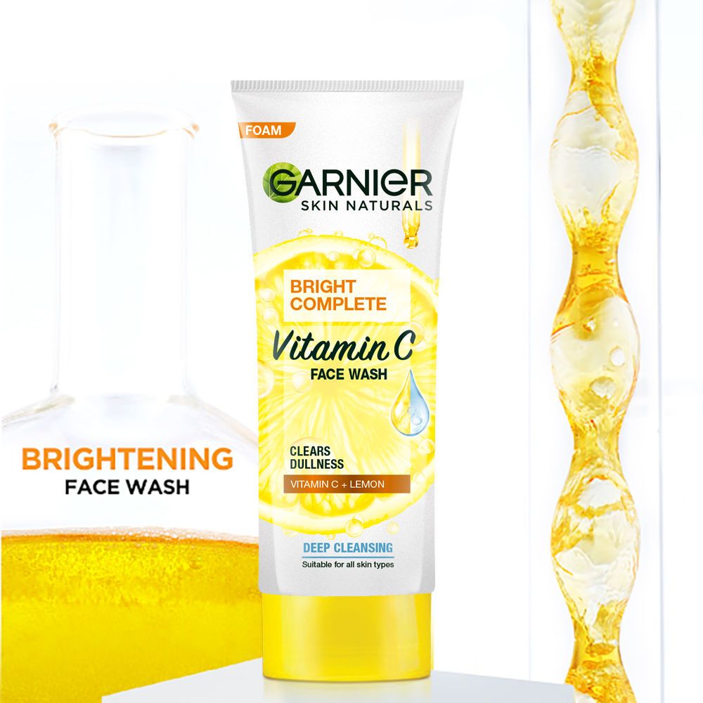 Garnier Bright Complete Vitamin C Face Wash 50g. 