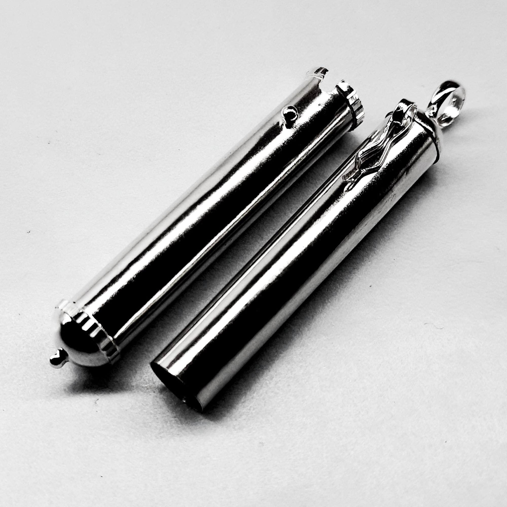 Silver  1.5 Inch Amulet Pendent Yanthra Sura. 
