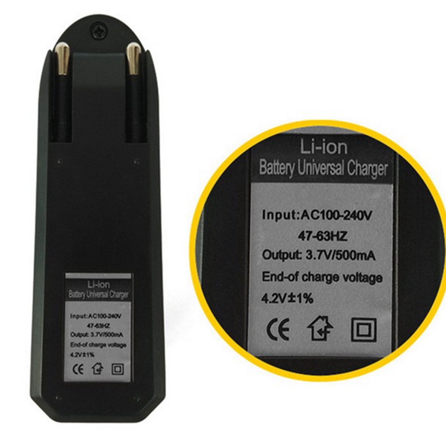 Chargeur USB Universel Lrtzizy Pour Piles 18650/26650 - Lithium 3.7V - Arrêt Automatique - LED Indicateur