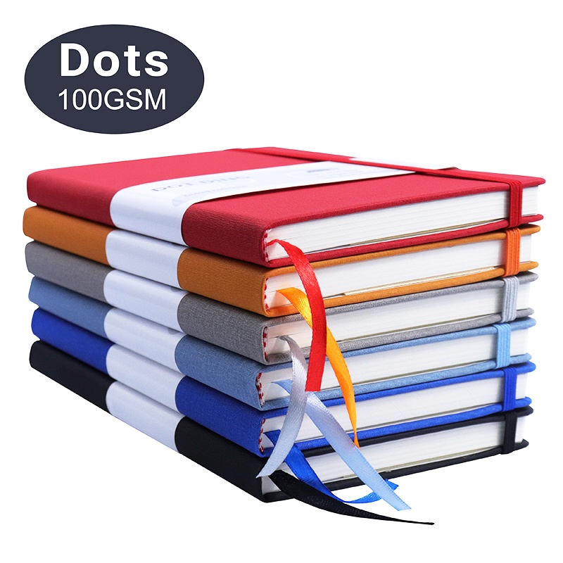 A5 Dotted Notebook 100 GSM 160 Journal Notebooks and Journals School Supplies Stationery. 