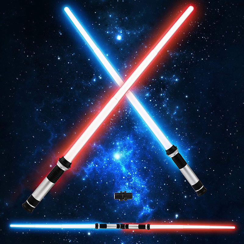 1pc Lightsaber Light-Up 7 Color Changing Cosplay Induction Color Changing Laser Sword Hair Lightsaber Suit Seven Color Switching. 