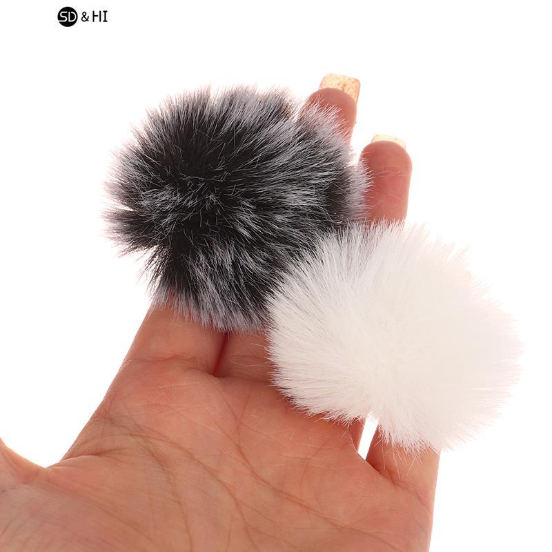 Universal Lapel Mic Furry Windscreen Fur Windshield Wind Muff Soft Comfortable Lapel Lavalier Microphones Cover
