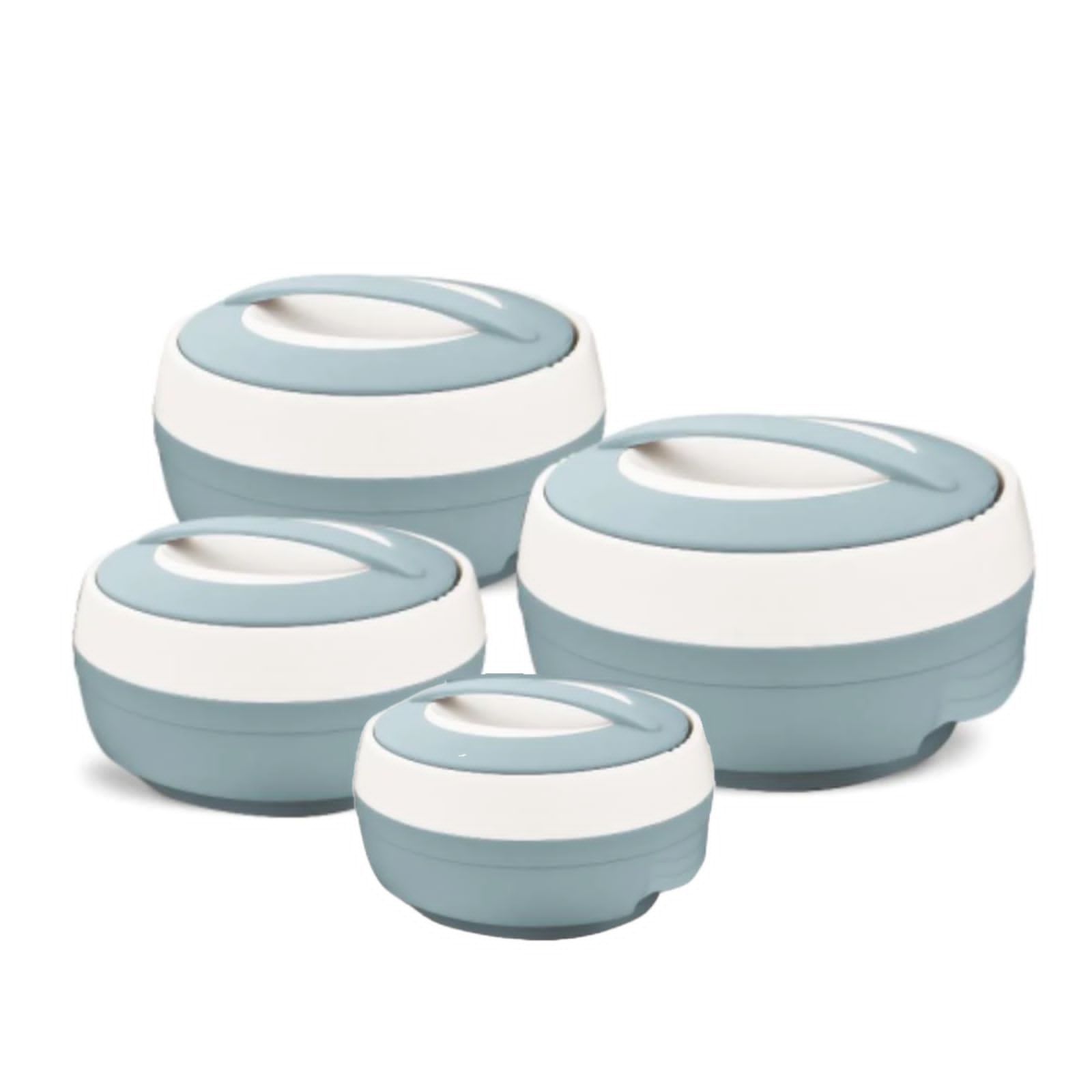 4PCS FOOD WARMER. Casserole Stainless Steel Delux Hot Box Food Warmer Keep warm. 
