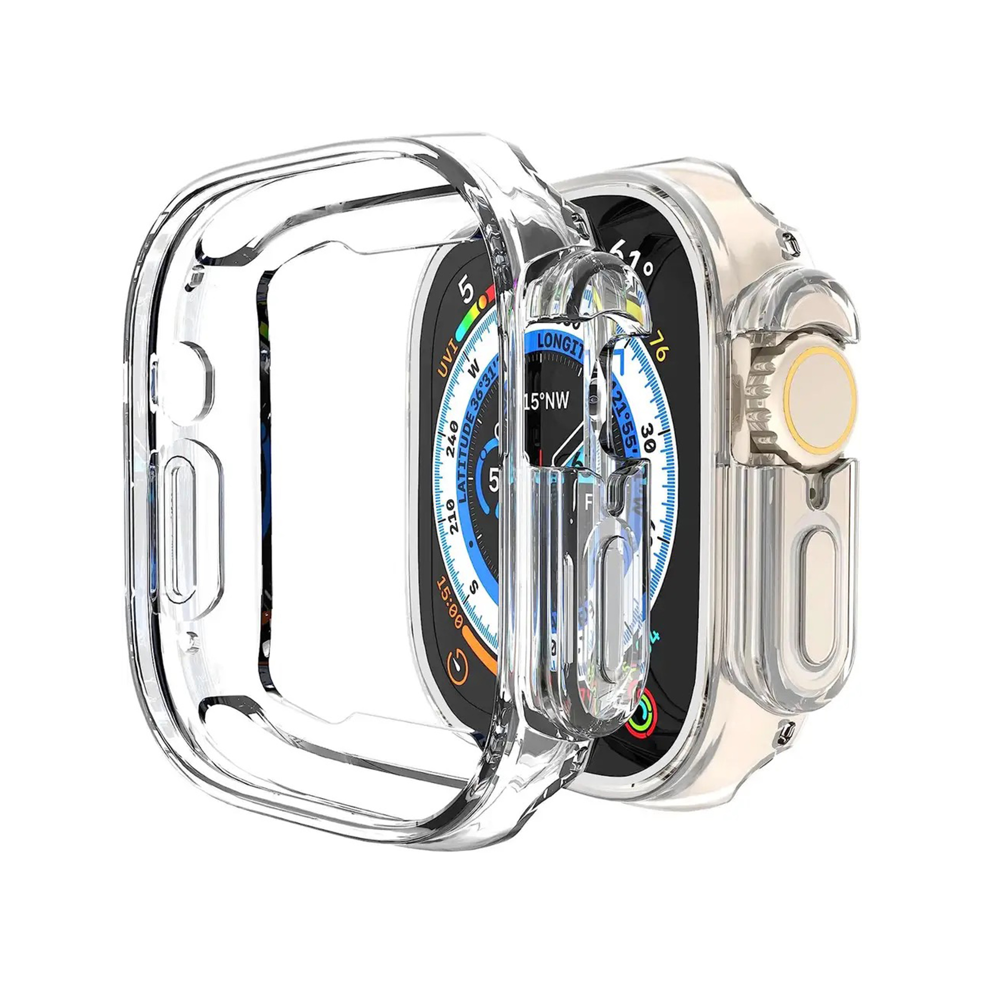 Apple Watch Ultra/Ultra 2 49mm Silicone Cover Full Protection Case with Screen Protector