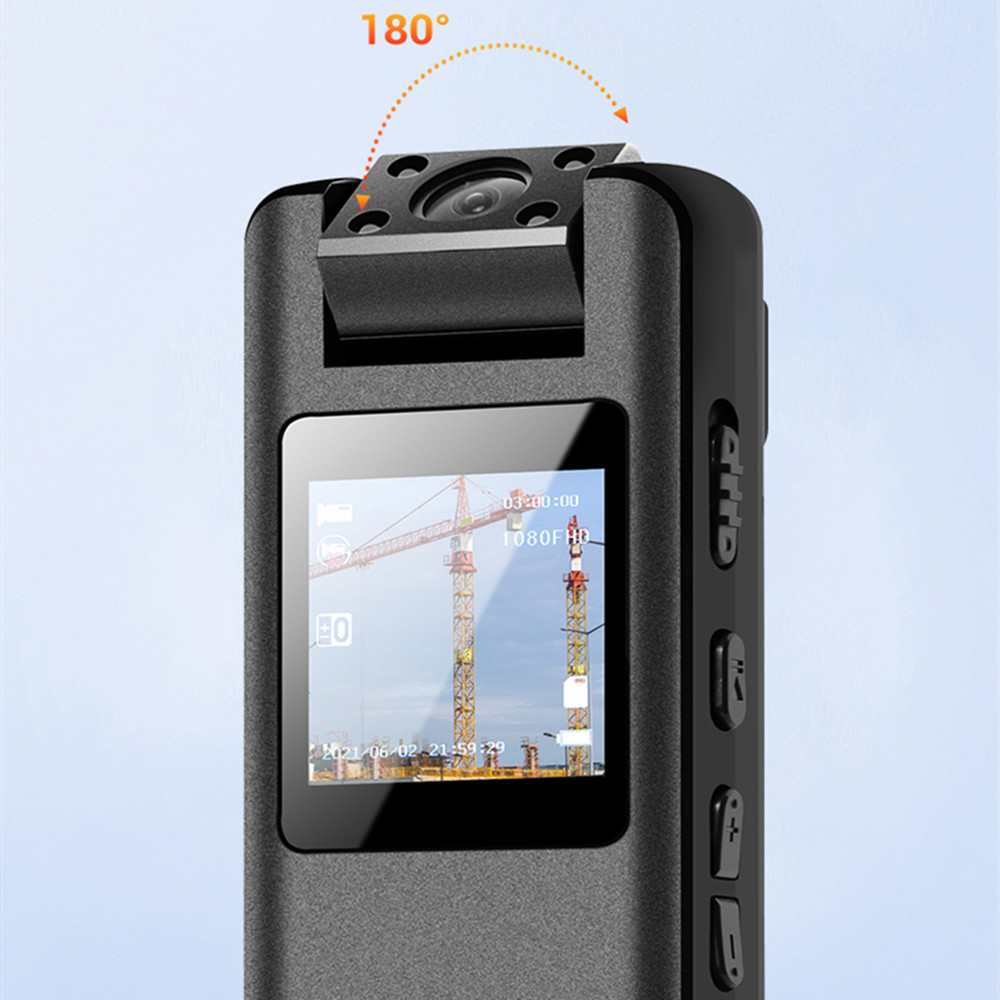 Vandlion A22 1080P Infrared Night Vision Digital Mini Camera with LED Screen Small Camcorder Body Cam for Home Office. 