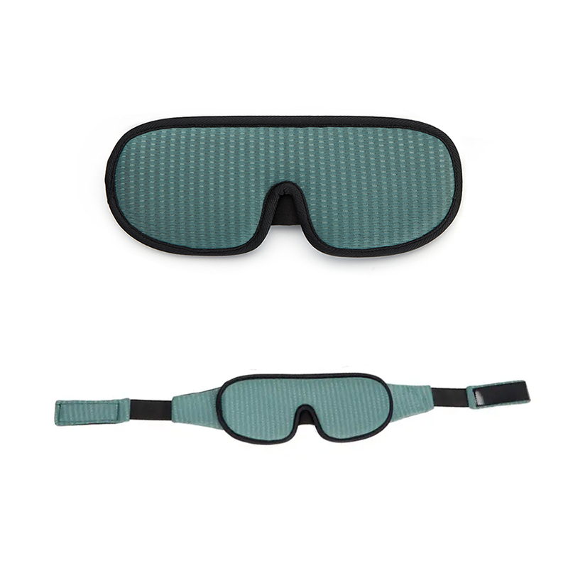 3D Eye Mask Green Breathable Shading Sleeping Hot Sales Eye Mask Adjustable Strap Sleep Mask Padded Travel Rest. 