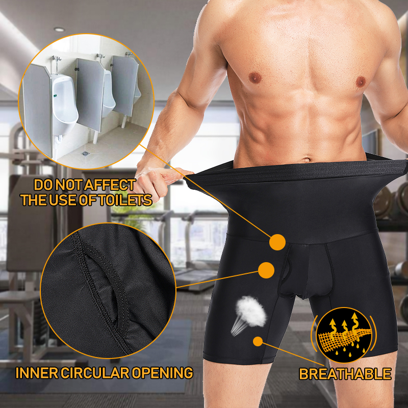 Mens Body Shaper Tummy Control Compression Shorts Belly Slimming Shapewear Abdomen Reducer Panties Fitness Boxer Pants Underwear. 