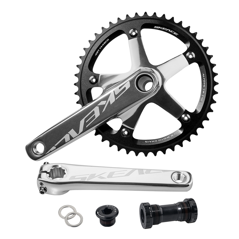 SKEACE 48T 165mm Fixed Gear Crankset Alumniun Alloy Crankset BCD144 ...