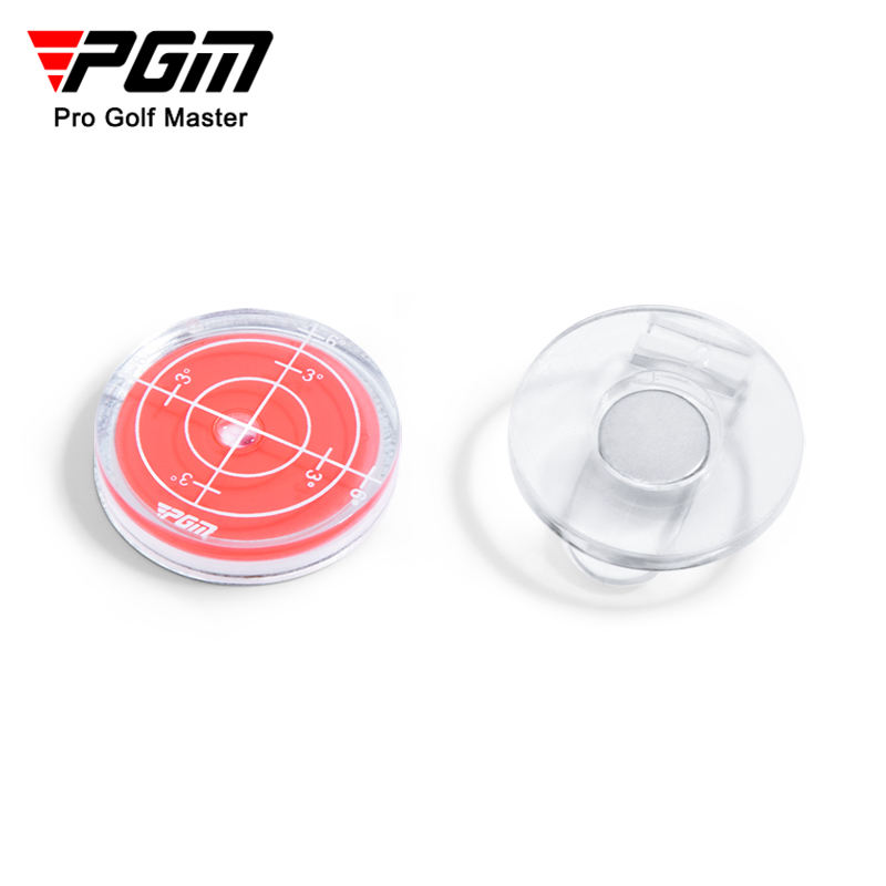 PGM Golf Level Function Marks Magnetic Cap Clip Golf Ball Marker Red and Blue MK011. 