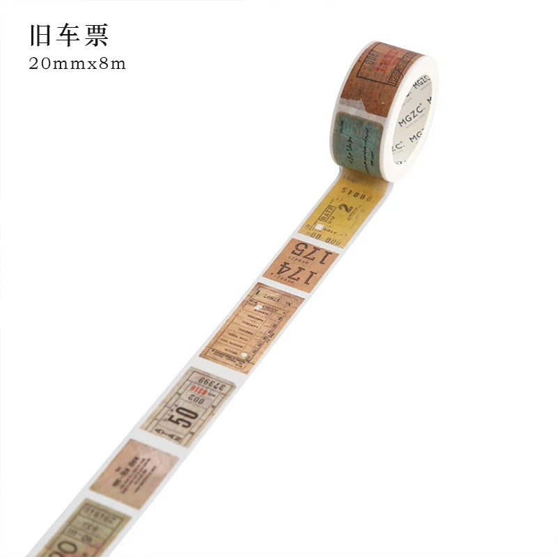 Journamm 11 Design Vintage Washi Paper Tape DIY Scrapbooking Stickers ...