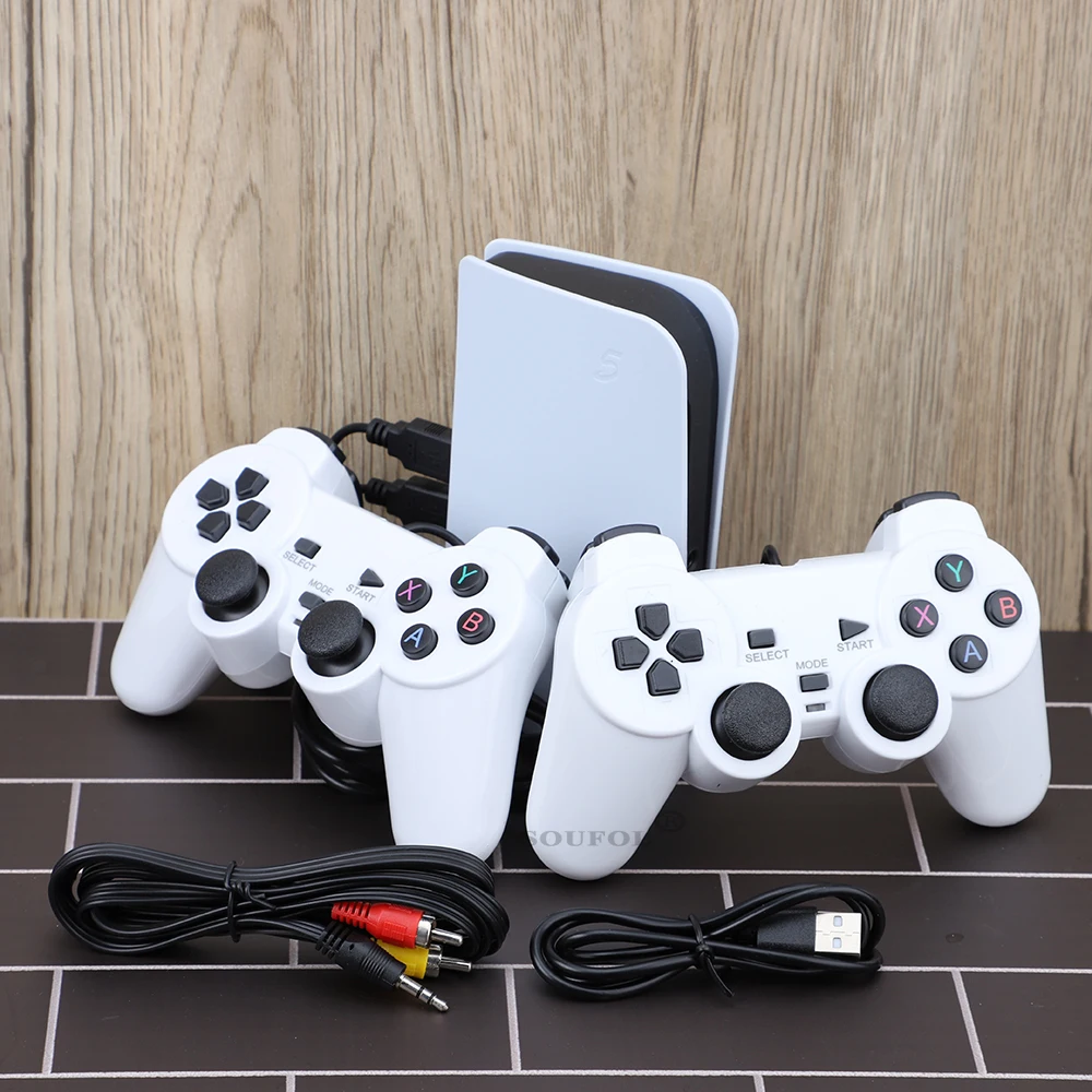 GS5 Pro G620 Video Game Console With 620 Classic Game 8 Bit TV Consola Retro Handheld Kids USB Two Wired Gaming Player AV Output. 