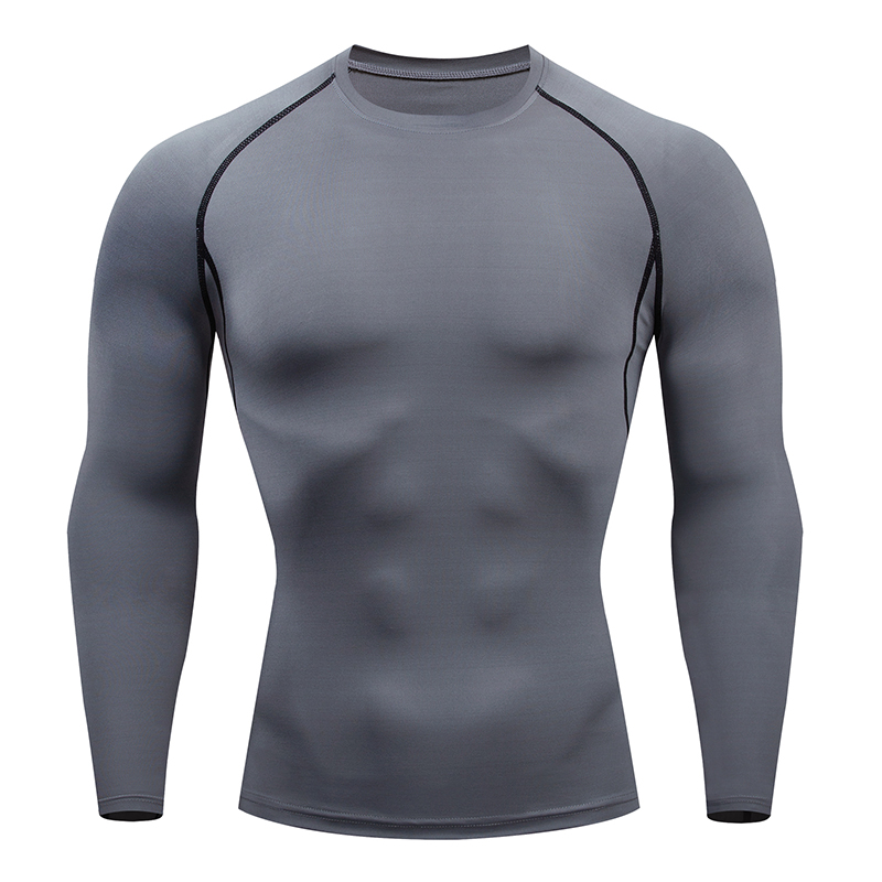 Men's Compression Shirts: Get Fit Fast With Long Sleeve Athletic Workout Tops!. 