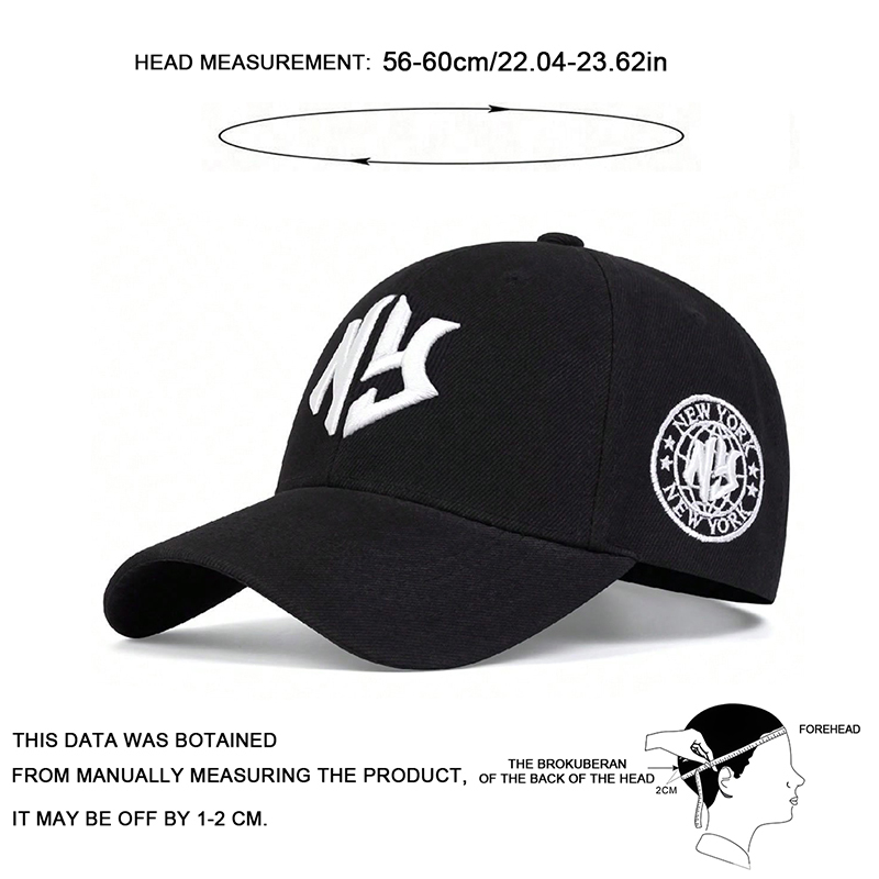 Unisex NG Letter Embroidery Baseball Caps Spring Autumn Outdoor Adjustable Casual Hats Sunscreen Hat. 