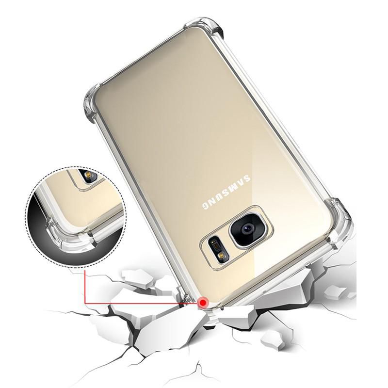 Clear Thick Transparent Back Cover For Samsung Galaxy S7 Edge