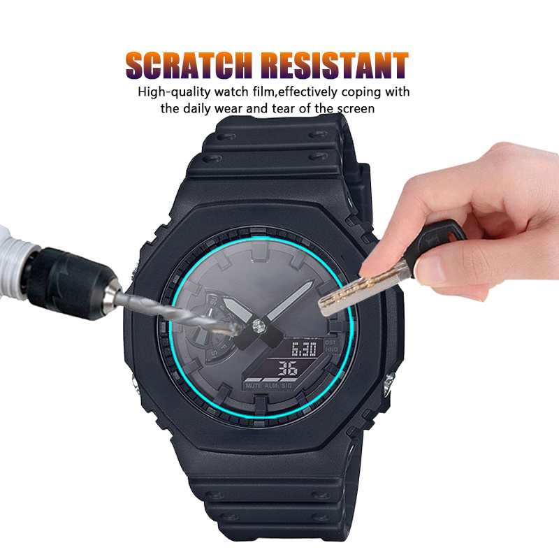 Vaxson 3 Unidades Protector de Pantalla, compatible con CASIO G-SHOCK GST-B200B GSTB200B Series [No Vidrio Templado ] Nuevo Película Protectora Film Guard