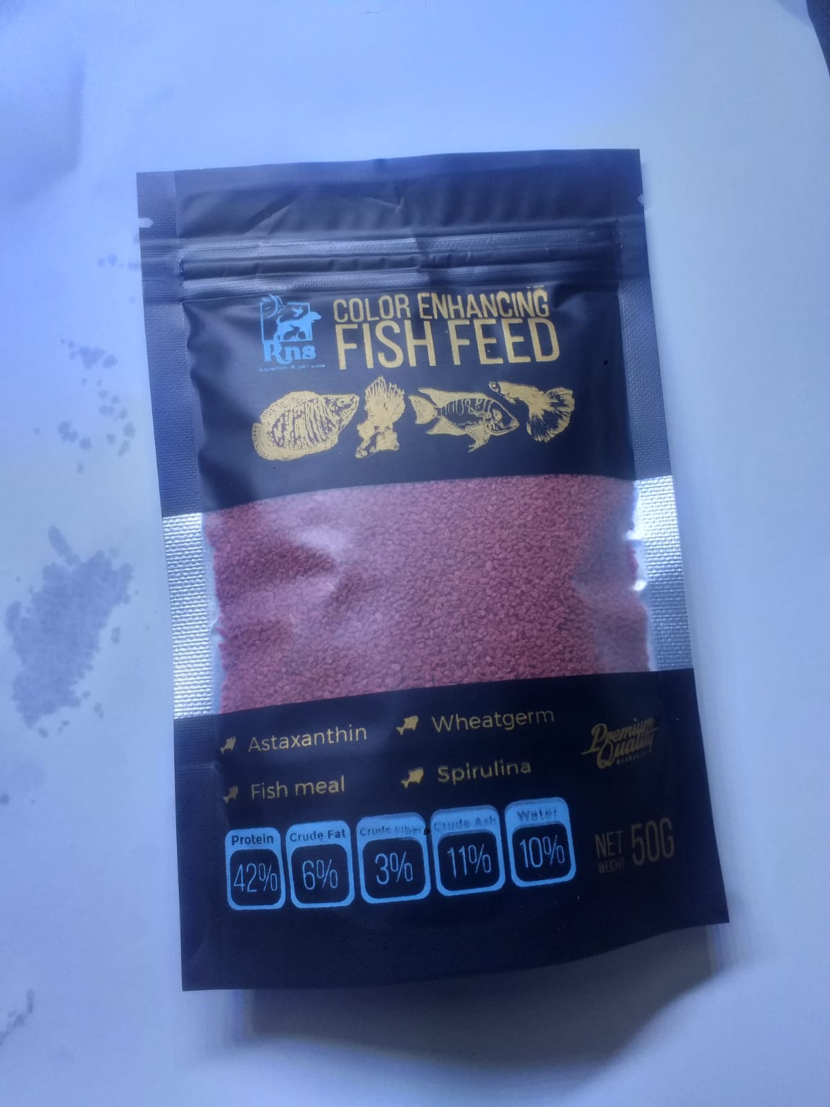 RNS Color Enhancing Fish Feed. 