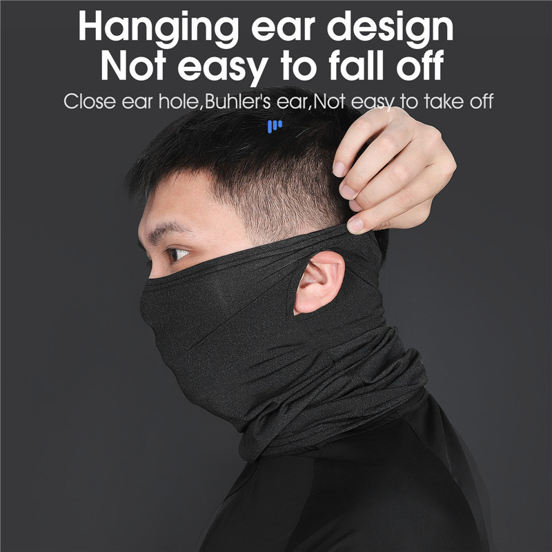 WEST BIKING Breathable Summer Cycling Headwear Ice Silk Anti UV Face Cover Outdoor Sport Running Scarf Dustproof Men Women Mask. 