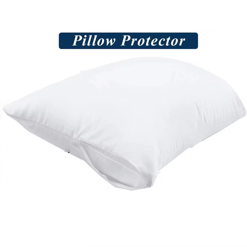 Smooth Pillow Protector 1PC 50x70cm Pillow Cover [Bed Bug Lock]. 