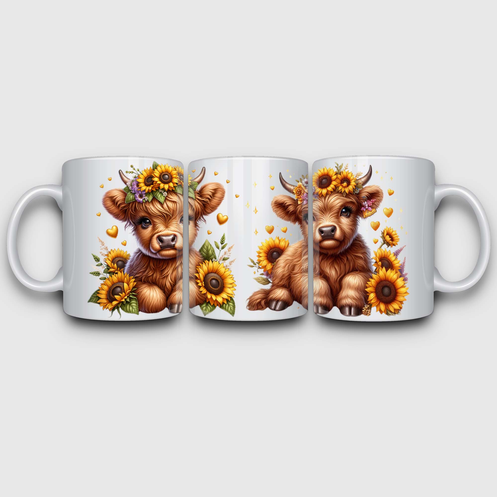 5 sheets cute cow UV DTF cup sleeves 16 oz, DTF cup sleeve transfer glass, water bottle waterproof stickers. 