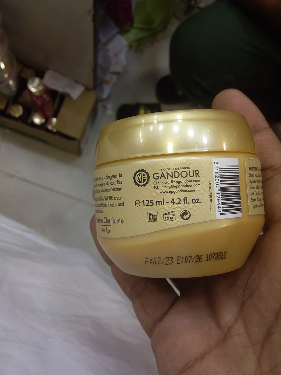 Gluta Whitening Age Defying Cream-125ml. 