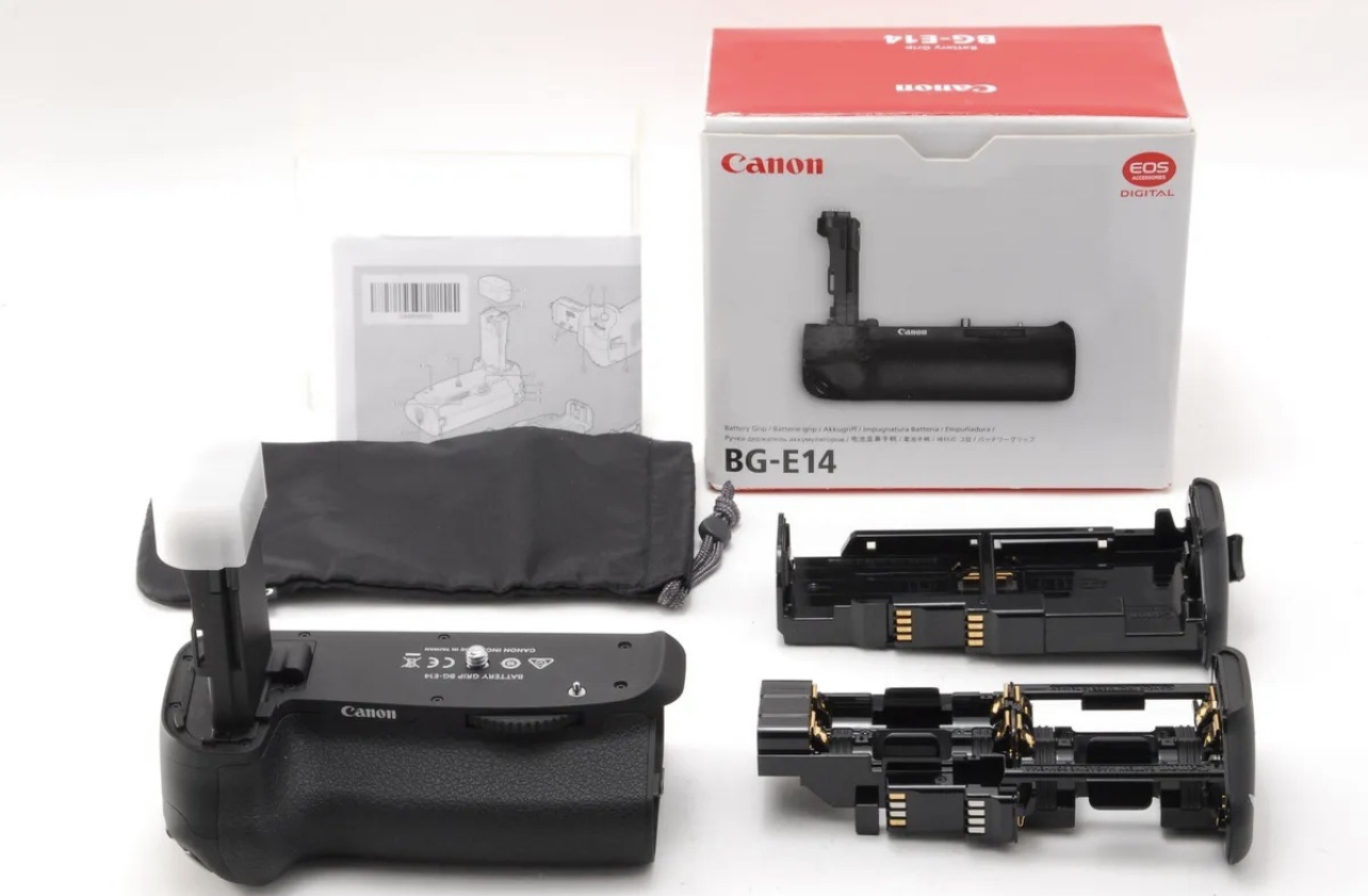 Canon Battery Grip BG-E14 for Canon 70D/80D/90D w/Box Case AA Battery holder from
