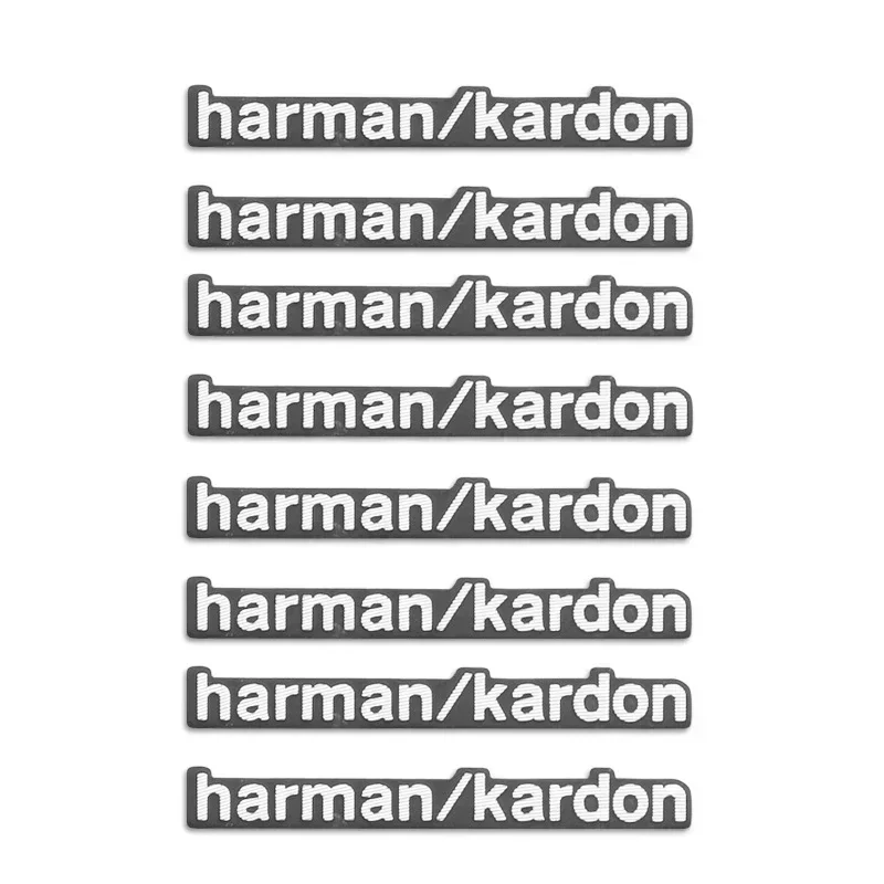 2 Autocollants Emblème Harman Kardon Métallisés - Neufs - Pour Enceintes/Caissons
