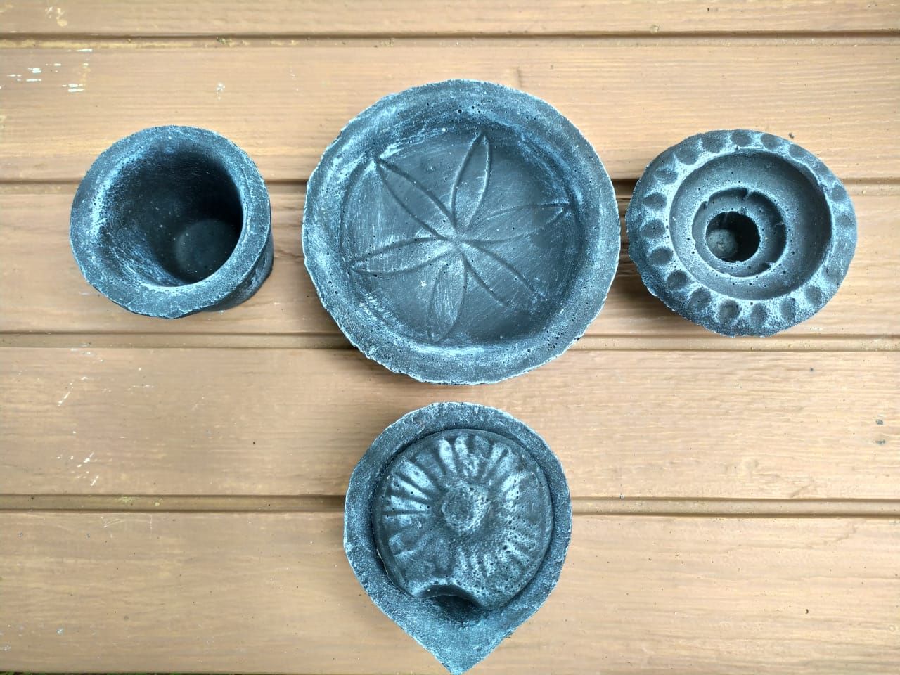 Oil Lamp/ Flower Tray / Stick Holder / Cup / Sacrificial Item Set