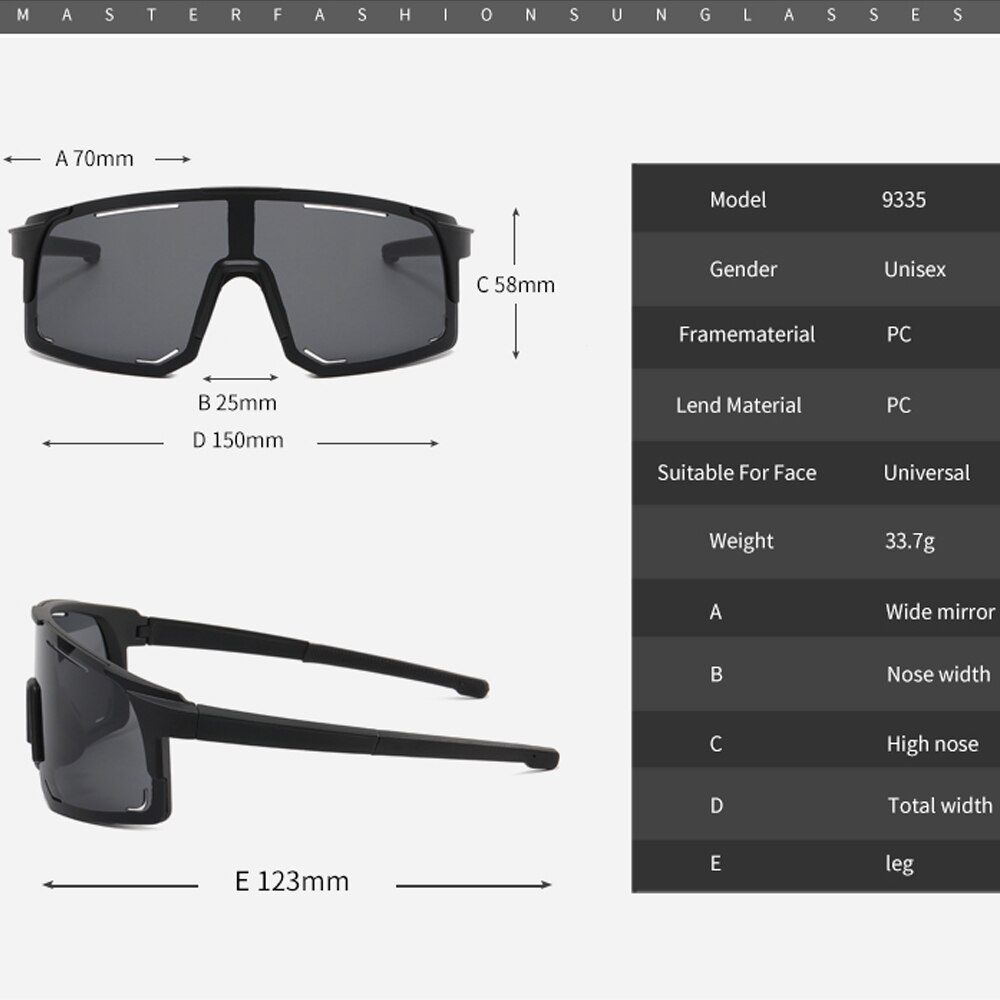 Polarized Cycling Sunglasses UV Protection Windproof Glasses For Men Women Polarized Lens Road Riding Bike Sport Glasses Eyewear. 