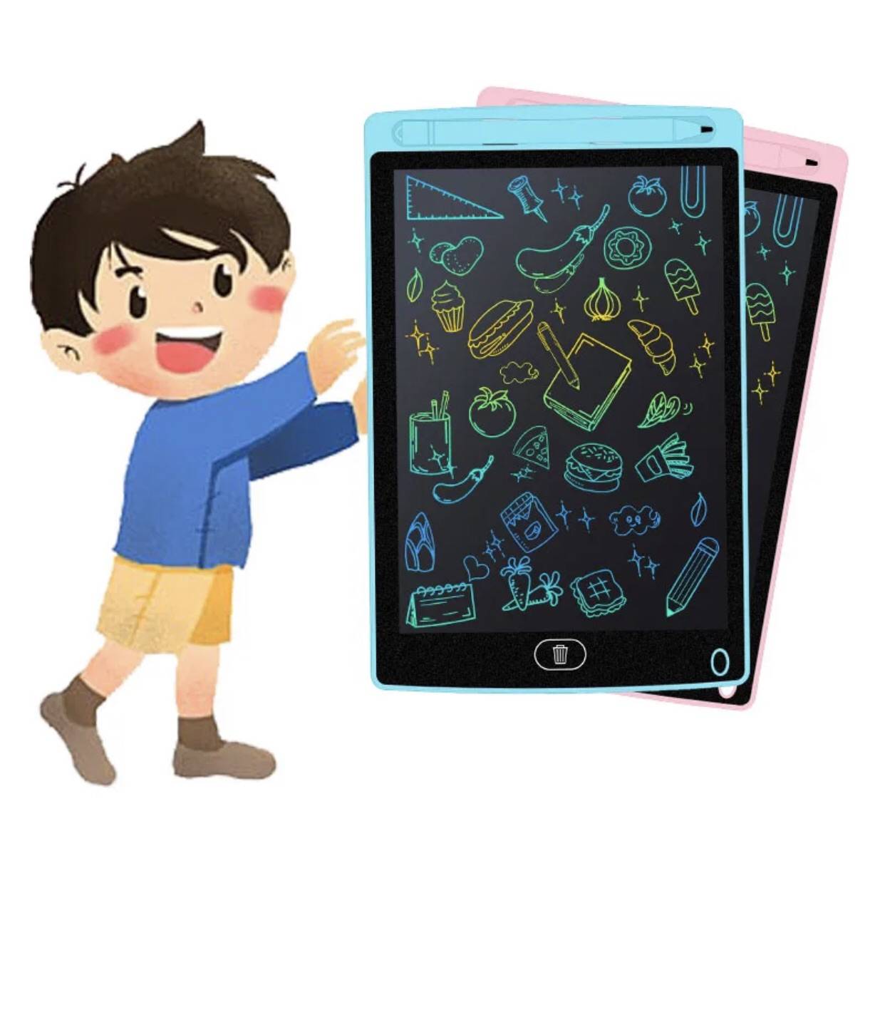 LCD Colour Drawing Tablet, Endless LCD Drawing Pad