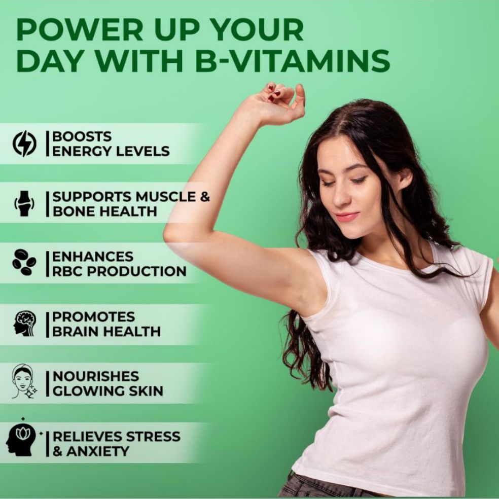 The Body Reserve Vitamin B Complex Tablets- 120 Veg Tablets 100% Rda Of ...