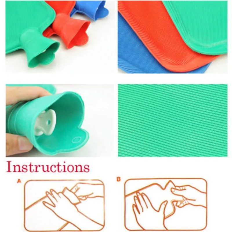 2000Ml Hot Water Bottle Rubber Bag Cute Cartoon Winter Warm Relaxing Safe Heat Cold Large Hot Water Bag Hand Feet Warmer Girls Pocket. 