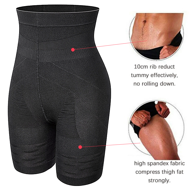 Men Body Shaper Tummy Control Shorts Shapewear Belly Girdle Boxer Briefs High Waisted Slimming Underwear Leg Compression Panties. 