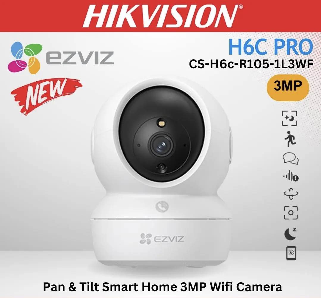 EZVIZ H6C PRO 3mp 2K | TY1 2MP wifi CCTV camera | Hikvision