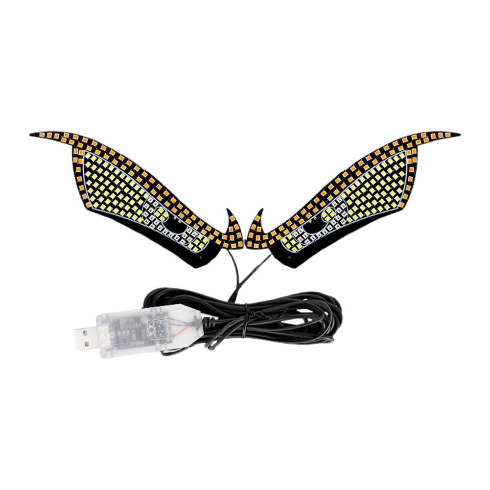 Dynamic demon eye light car led decorative light truck front and rear ...